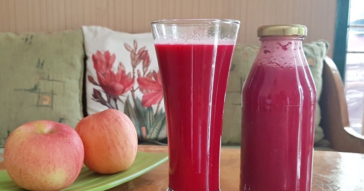 Jus Apel Tanpa Gula