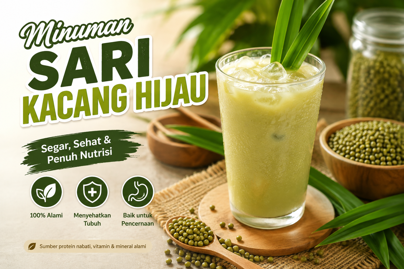 Minuman Sari Kacang Hijau: Segar, Praktis, dan Bernutrisi